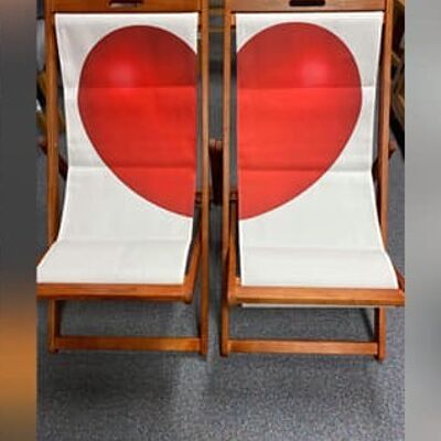 Heart Throb deckchairs