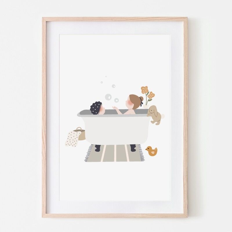 Poster - Nella vasca da bagno