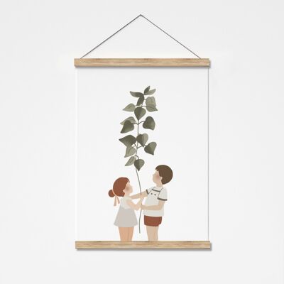 Affichette - La plante géante