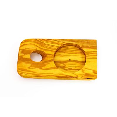Portabottiglie in legno, sottobicchiere Leonardo
