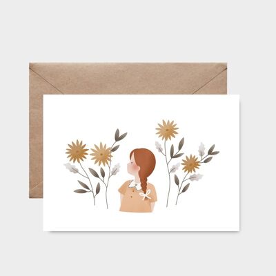 Cartolina - Campi di fiori