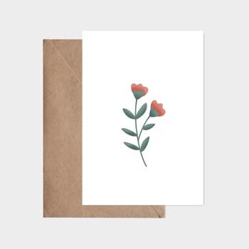 Carte postale - Fleur 4 1