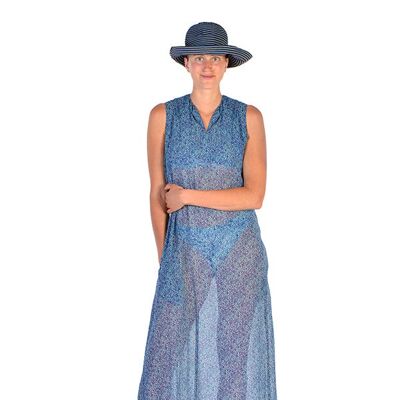 Vestido On Line - Flor Azul