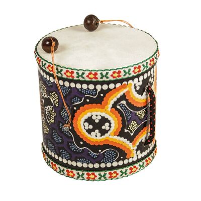 Hand-painted drum, percussion, musical instrument