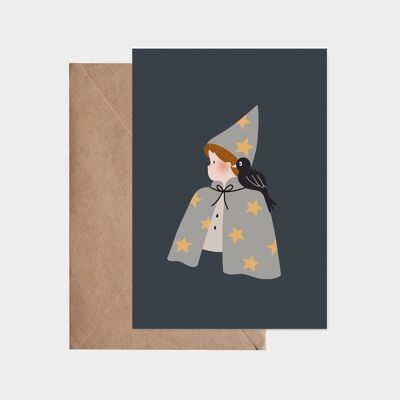 Postcard - The little magician