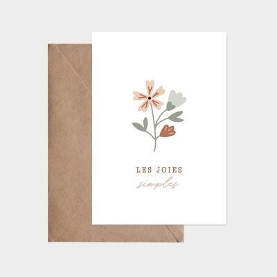 Carte postale - Les joies simples