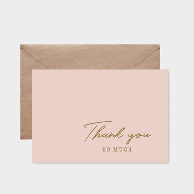 Carte postale - Thank you so much