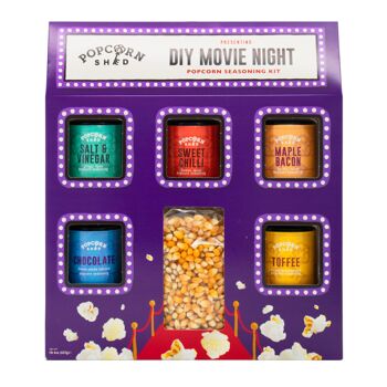Kit d'assaisonnement pour pop-corn DIY Movie Night 2