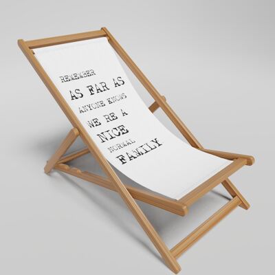 Normal Family deckchair