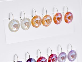 Présentoir boucles d'oreilles HK14TB "DeLite" (12 paires) avec Premium Crystal de Soul Collection 3