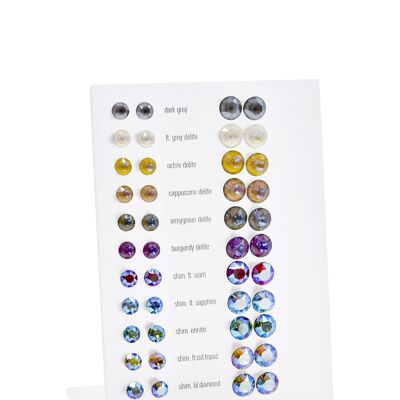 Kombi-Display "OSGK29 - OSGK39" (22 Paar) DeLite mit Premium Crystal von Soul Collection