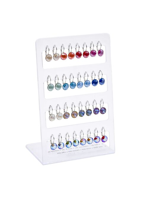 Display Ohrhänger "Summer-DeLite-Mix" (16 Paar) mit Premium Crystal von Soul Collection