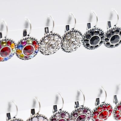 Display earrings "Natalie basic" (12 pairs) with Premium Crystal from Soul Collection