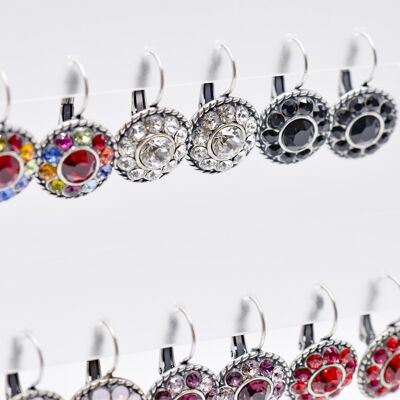 Display earrings "Natalie basic" (12 pairs) with Premium Crystal from Soul Collection