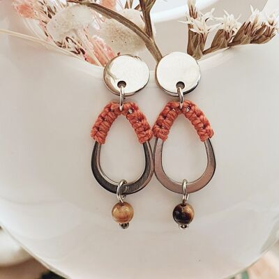 LUCKY earrings - rust