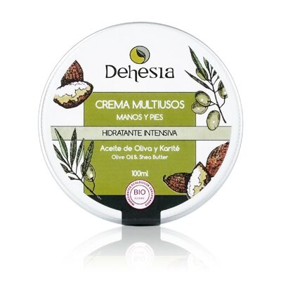 Crème Multi-Usage Ultra-Hydratante Bio à l'Olive et au Beurre de Karité