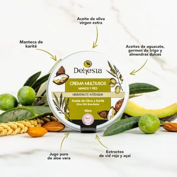 Crème Multi-Usage Ultra-Hydratante Bio à l'Olive et au Beurre de Karité 2
