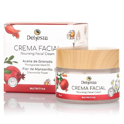Organic Nourishing Face Cream with Pomegranate and Chamomile