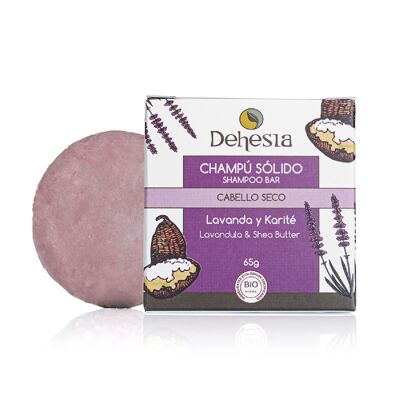 BIO Solid Shampoo for Dry and Normal Hair with Lavender and Shea Butter