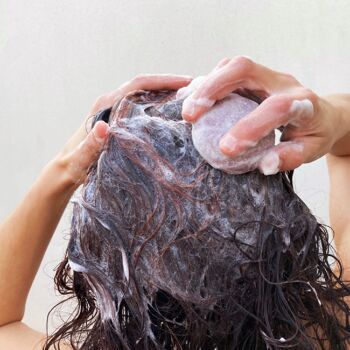 Shampoing Solide BIO pour Cheveux Secs et Normaux à la Lavande et au Beurre de Karité 4