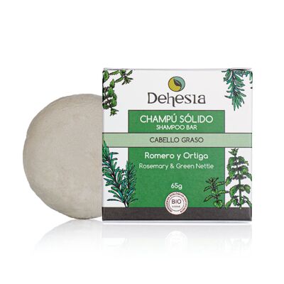 BIO Solid Shampoo for Oily Hair with Rosemary and Nettle