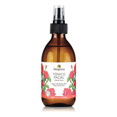 Lotion tonique visage à l'eau de rose bio