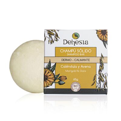 BIO Dermo-Calming Solid Shampoo with Calendula and Oatmeal