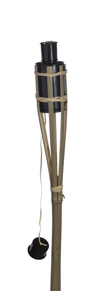 Torche de Jardin 120 cm en Bambou 4