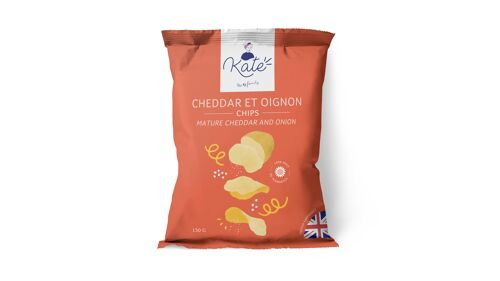 KATE - CHIPS ÉPAISSES CHEDDAR & OIGNON