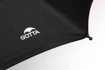 GOTTA Solid: MINI Parapluie Pliant Noir 2