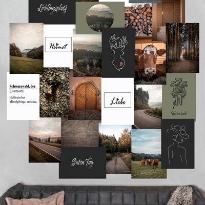 The Mini Black Forest Collage Kit