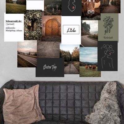 The Mini Black Forest Collage Kit