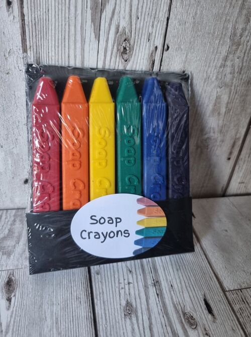 Rainbow Soap Crayons