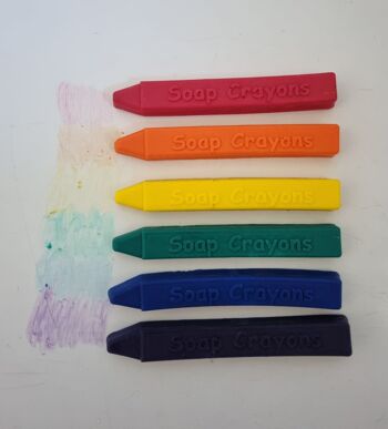 Crayons de savon arc-en-ciel 4