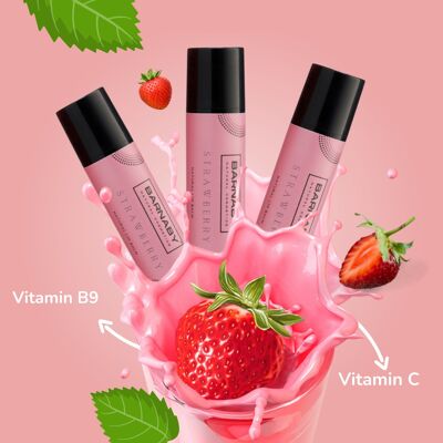 Baume à lèvres naturel à saveur de fraise