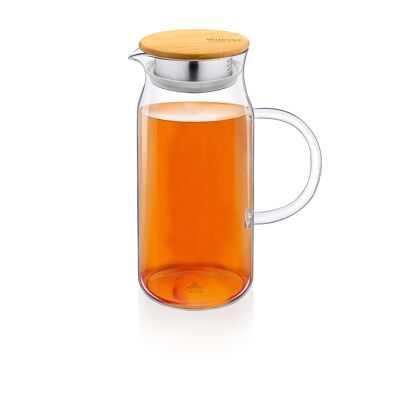 JUG WITH BAMBOO LID 1000 ML WL-888207 / A