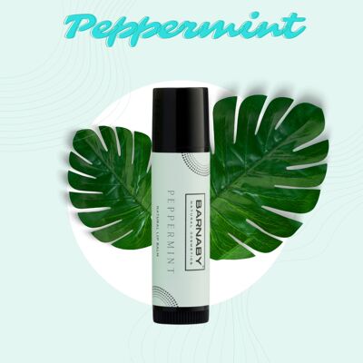 Peppermint Fresh Flavoured Natural Lip Balm