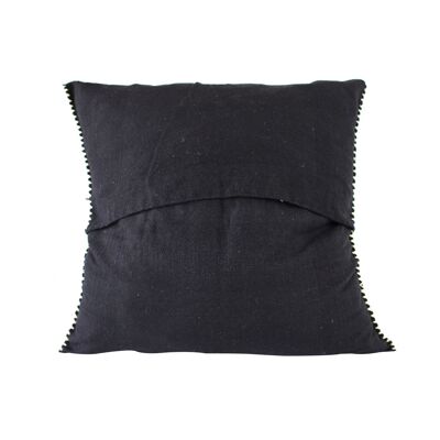 Coussin de canapé tissé à la main 50x50 Tzajala or noir