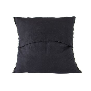 Coussin de canapé tissé à la main 50x50 Tzajala or noir 1