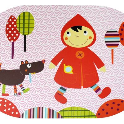 Red Riding Hood Placemat. Size: 42 x 27 cm
