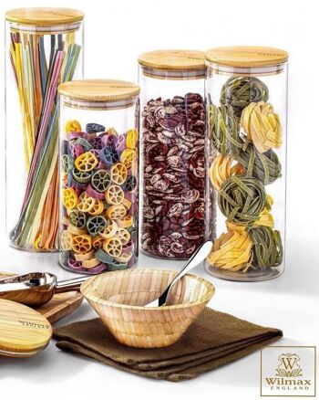 JAR WITH BAMBOO LID WL-888501/A 4