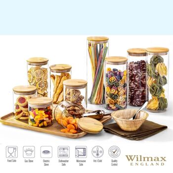 JAR WITH BAMBOO LID WL-888501/A 3