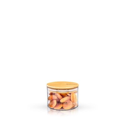 JAR WITH BAMBOO LID WL-888501/A