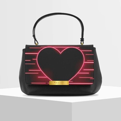 Anto Bag di Gracia P - Made in Italy - Cuori fluo