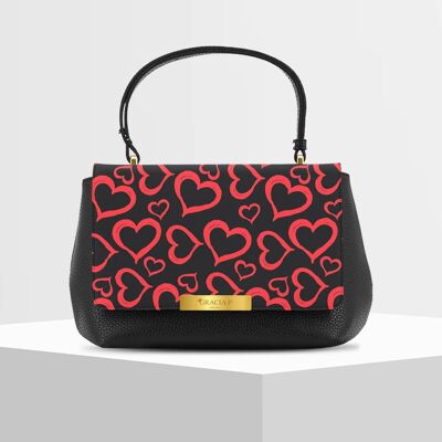 Anto Bag di Gracia P - Made in Italy - Cuori pattern