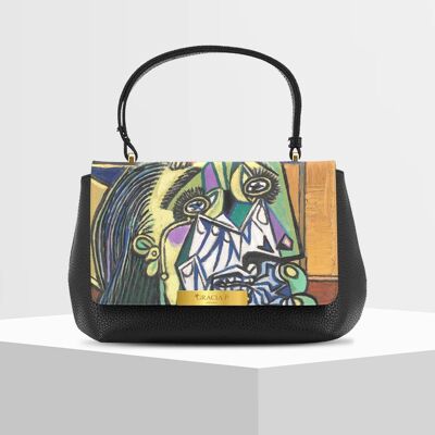 Anto Bag di Gracia P - Made in Italy - Mujer que llora