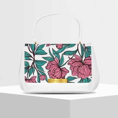 Anto Bag di Gracia P - Made in Italy - Schwebende Blumen
