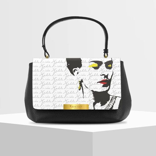 Anto Bag di Gracia P - Made in Italy - Frida pop art Black