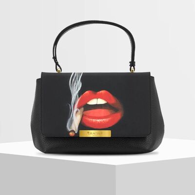 Anto Bag di Gracia P - Fabriqué en Italie - Lèvres fumées