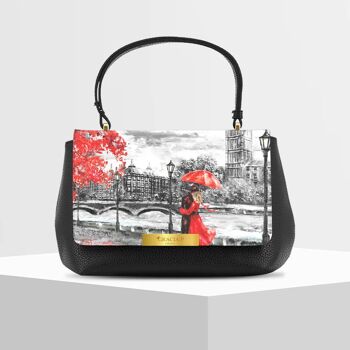 Anto Bag di Gracia P - Fabriqué en Italie - Londra vintage london Noir 1